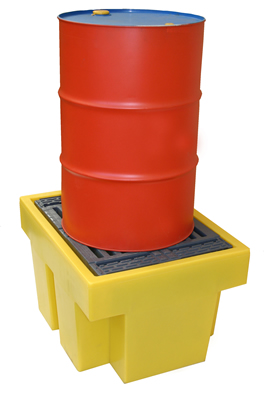 Clear Spill Single Deep Sump Spill Containment Pallet